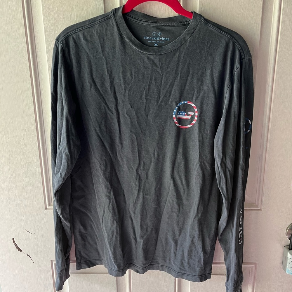 Vineyard Vines Men's Patriotic Long Sleeve Shirt